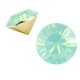 Basic Chaton SS29 Crysolite green opal