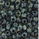 Miyuki rocailles Perlen 6/0 - Opaque picasso dark teal 6-4516