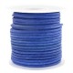 Round DQ leather cord 3mm Antique blue